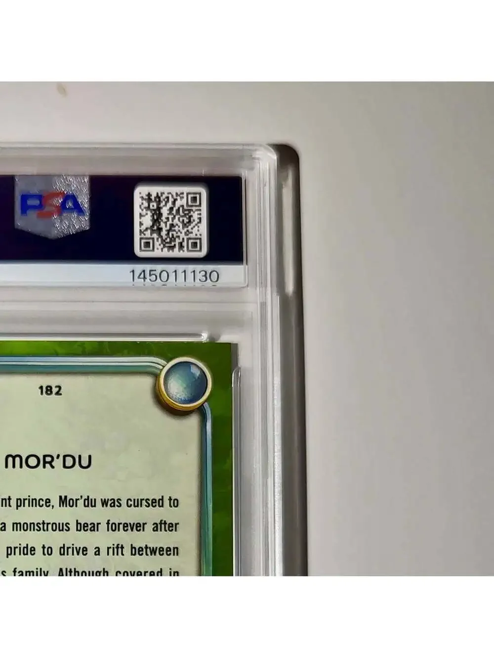 Mor'Du 2025 Topps Disney Wonder #182 Card Brave PSA 9 MT